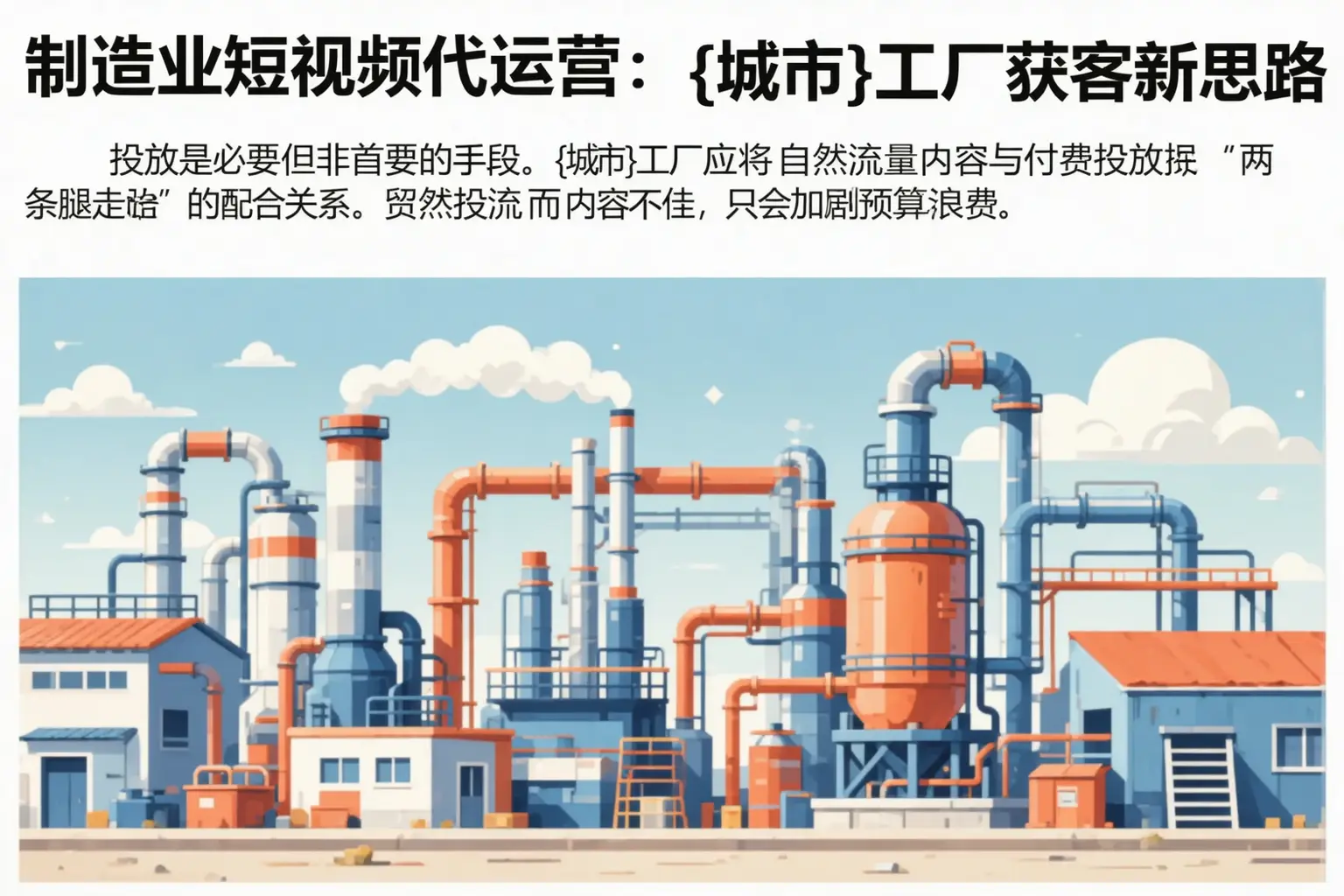 制造业短视频代运营：宿州工厂获客新思路
