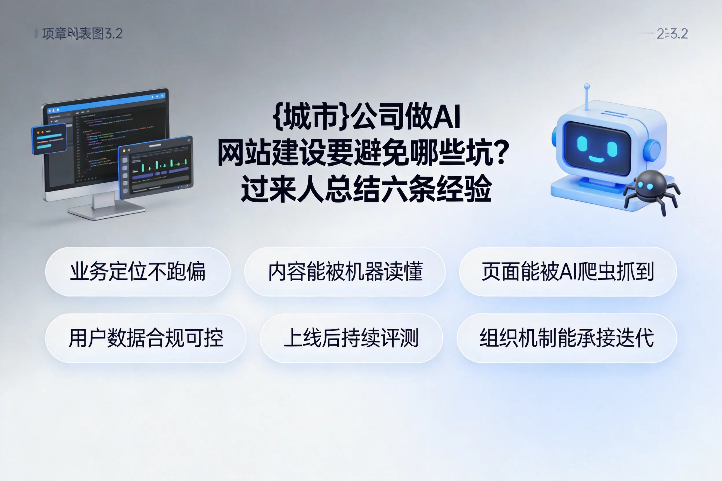 宿州公司做AI网站建设要避免哪些坑？过来人总结六条经验