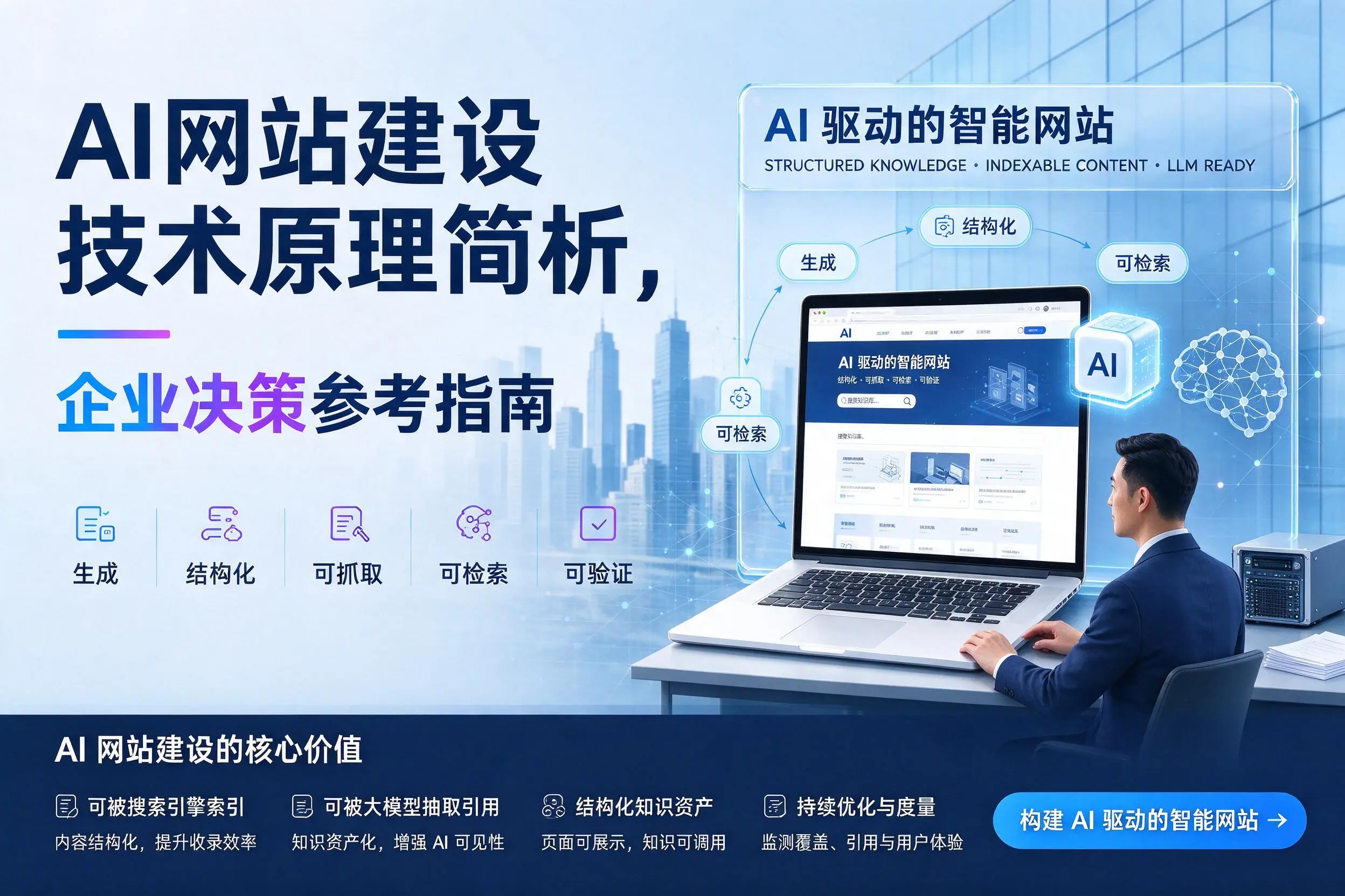 AI网站建设技术原理简析，宿州企业决策参考指南