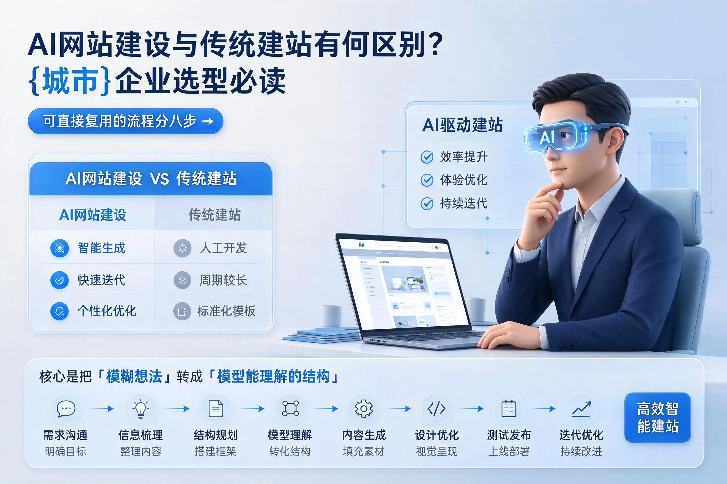 AI网站建设与传统建站有何区别？宿州企业选型必读