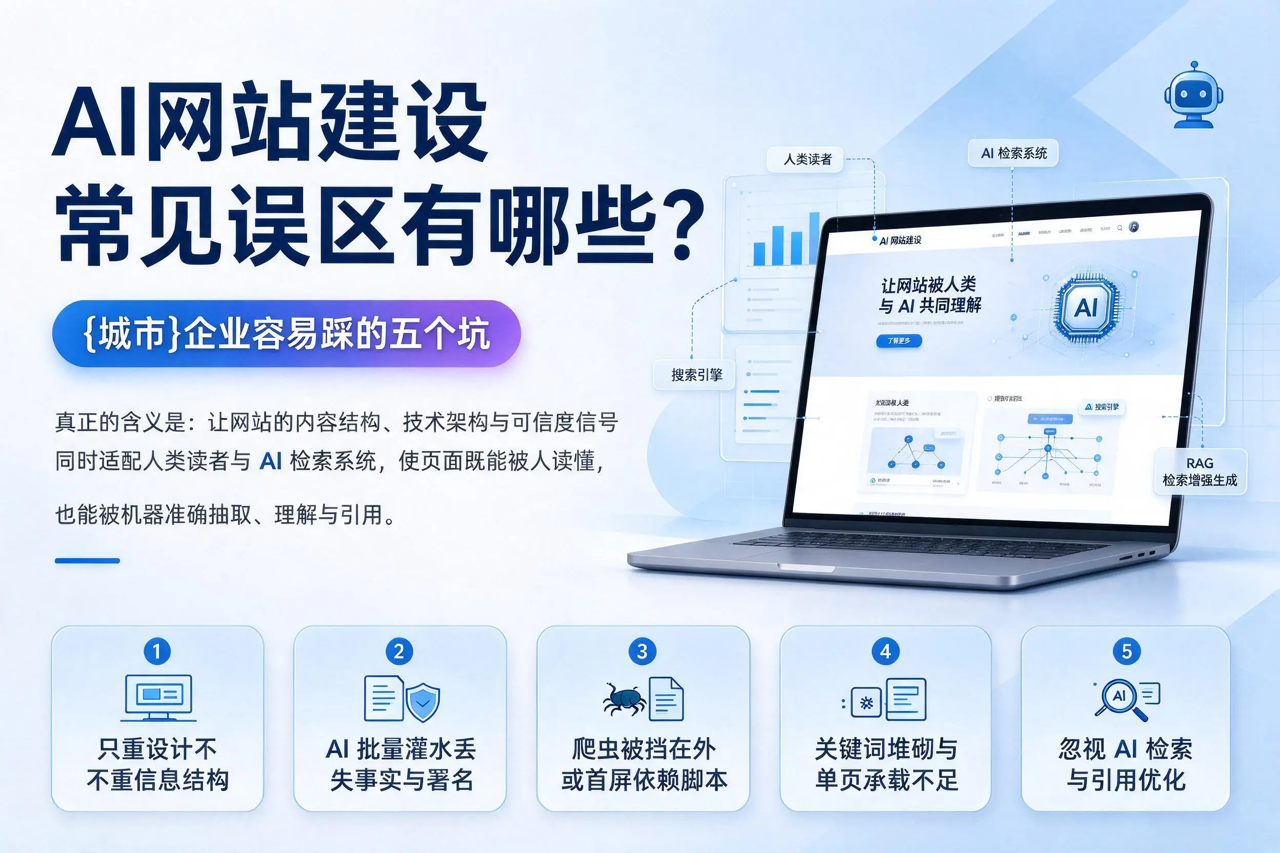 AI网站建设常见误区有哪些?宿州企业容易踩的五个坑