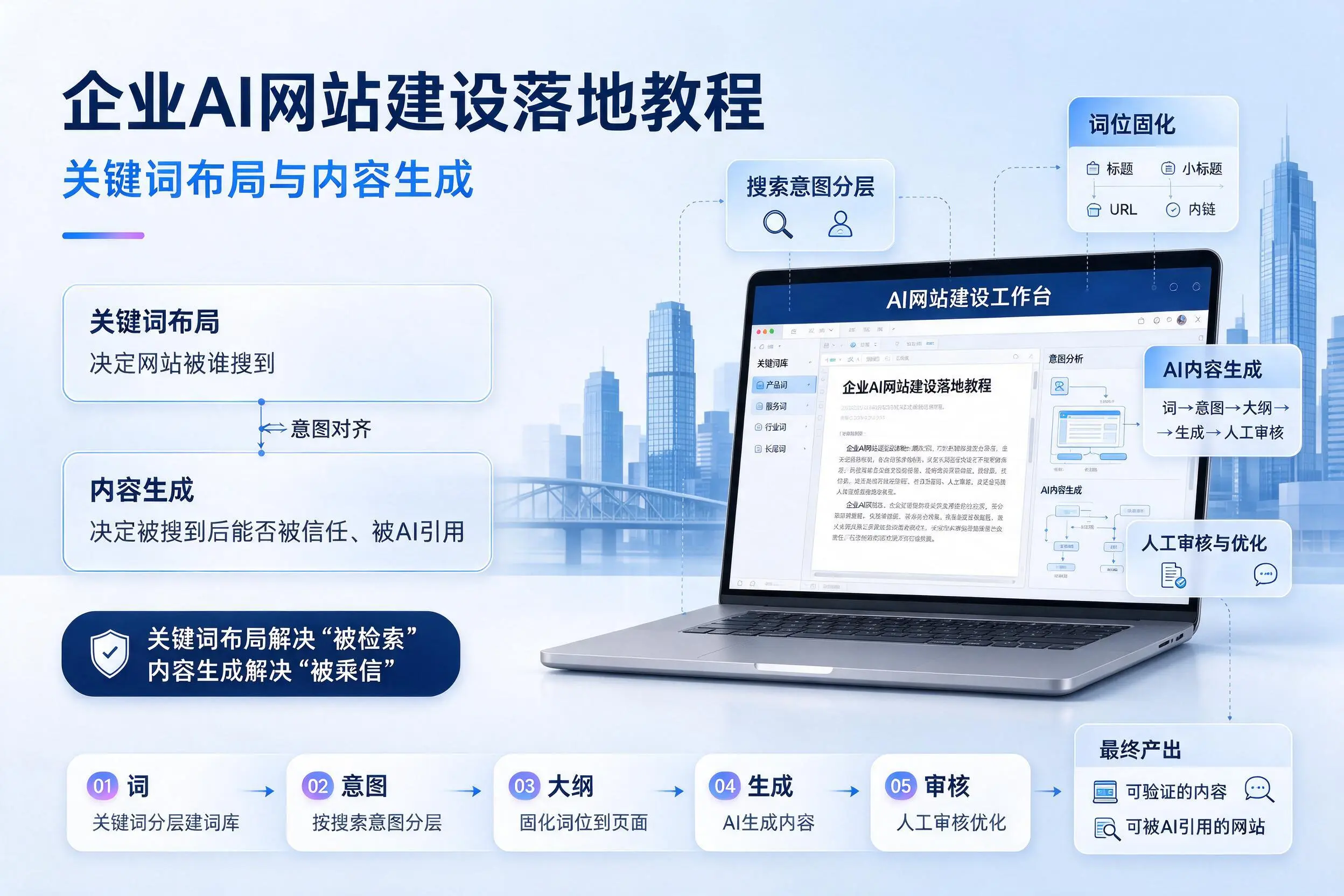 宿州企业AI网站建设落地教程:关键词布局与内容生成