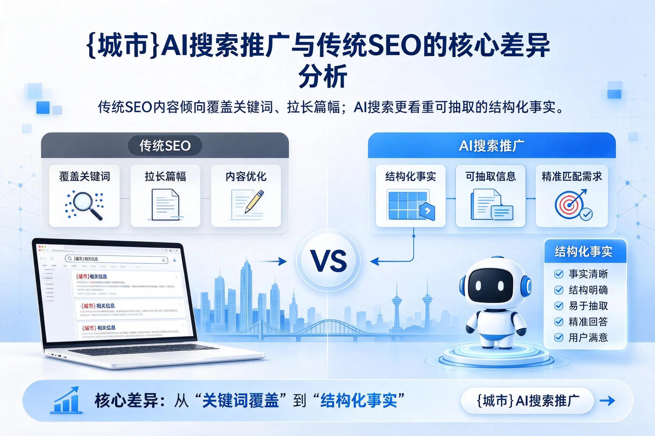 宿州AI搜索推广与传统SEO的核心差异分析